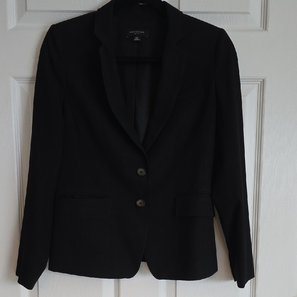 Ann Taylor Elegant Black Blazer